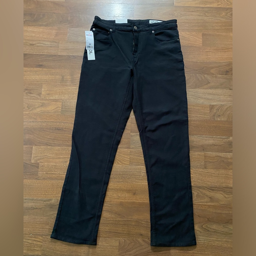 32° Cool sweatpants jeans men's regular straight black Flex stretch pants